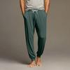 Men's Drawstring Pocket Cuffed Casual Pants Home Sleep Pants