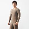 JingShuMian Men's De Velvet Seamless Thermal Underwear Set