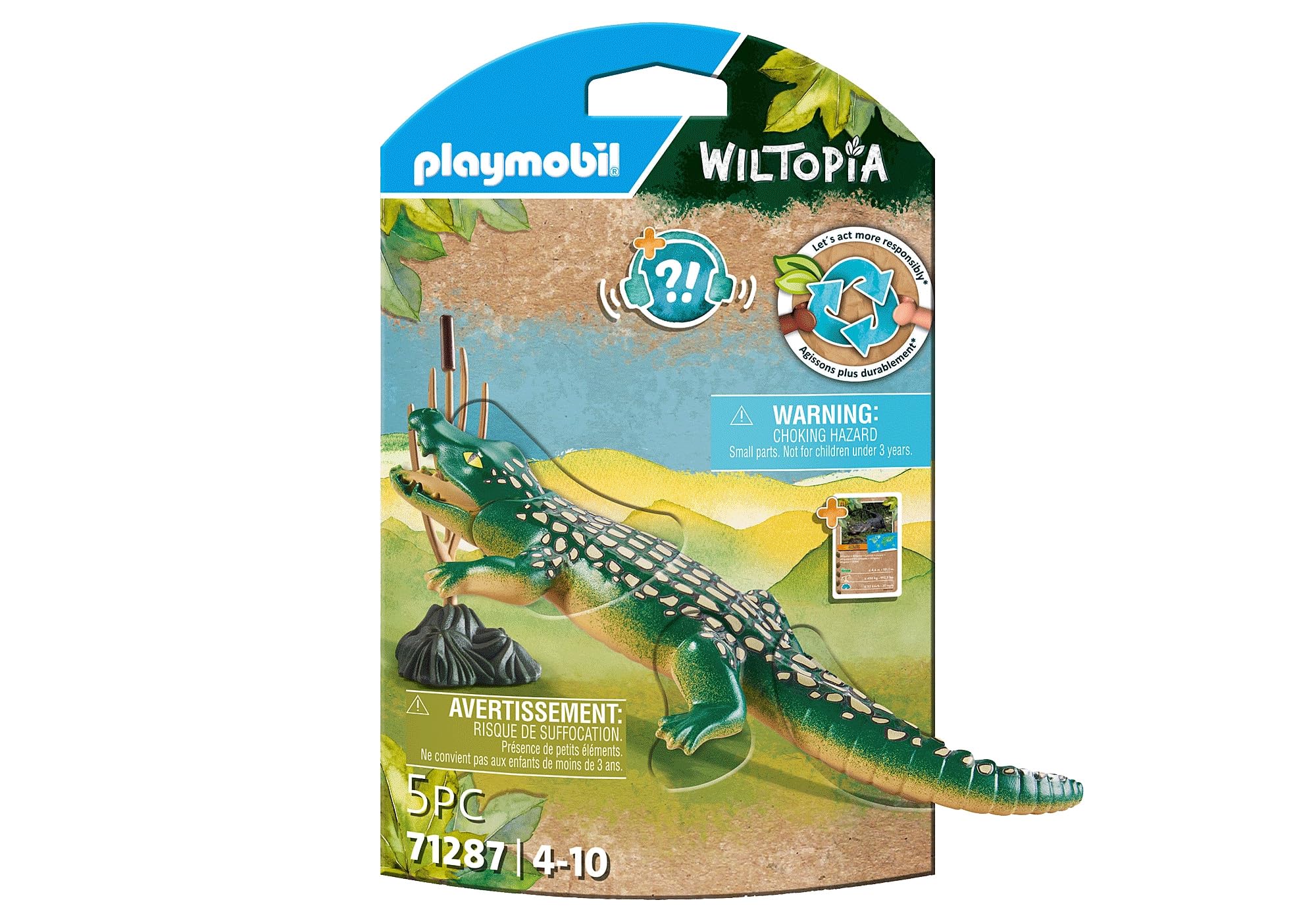 

Playmobil Wildtopia Крокодил 71287 (2024)