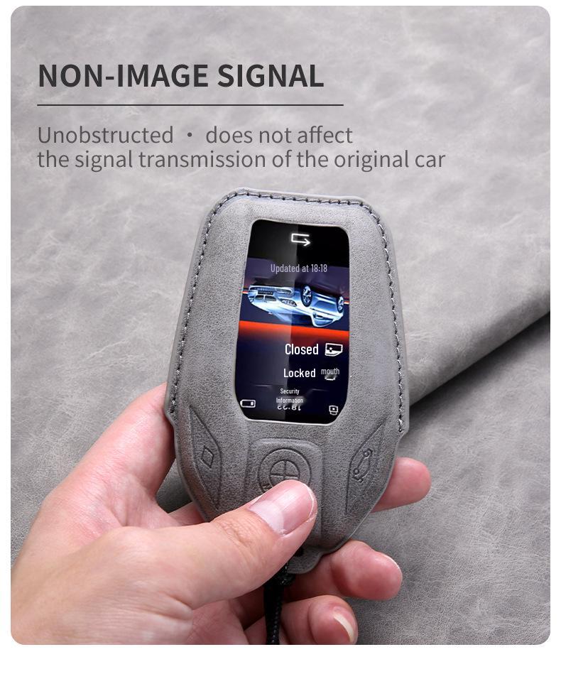 BMW LCD kryt na klíč pro řady 5, 6, 7; X5, X7; 730li, 740; 535le; GT Plášť a přezka