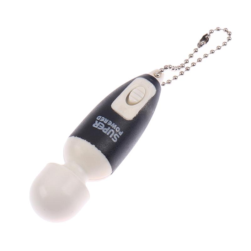 Portable Mini Cute Key Chain Full Body Massage Stick Fast Vibrate Relaxing