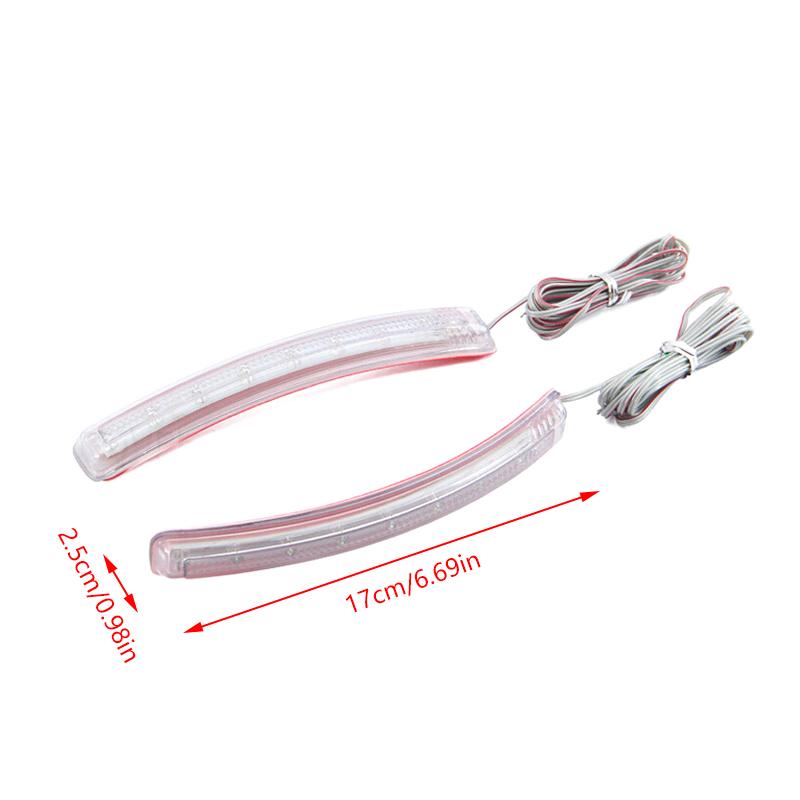 

Желтый мягкий 8 SMD янтарный 2 шт DC 12 В индикаторная лампа для авто зеркала заднего вида универсальный FPC указатель поворота светодиодный автомобильный источник света