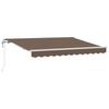 Retractable Awning Taupe 300 X 250 Cm Fabric and Aluminum