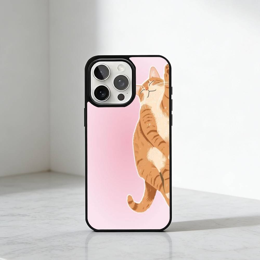Cute Cat  Phone Case For iPhone17,16,15,14,13 Plus,Pro Max Magnetic For Magsafe Wireless Charging