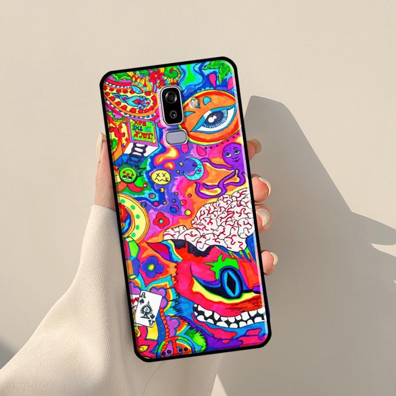 

Психоделический триповый чехол для Samsung J3 J5 J7 J510 J310 J330 J710 J730 J1 A3 A5 2016 2017 J4 J6 Plus J8 2018 J3 2016 - J310
