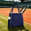 Tennis Racket Bag Large Capacity Paddle Portable Water Resistant Sports Tote Beige