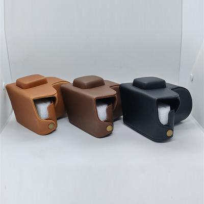 PU Leather Camera Bag Case For Olympus EPL7 EPL8 EPL9 E-PL7 E-PL8 E-PL9 Full Body Cover With Strap