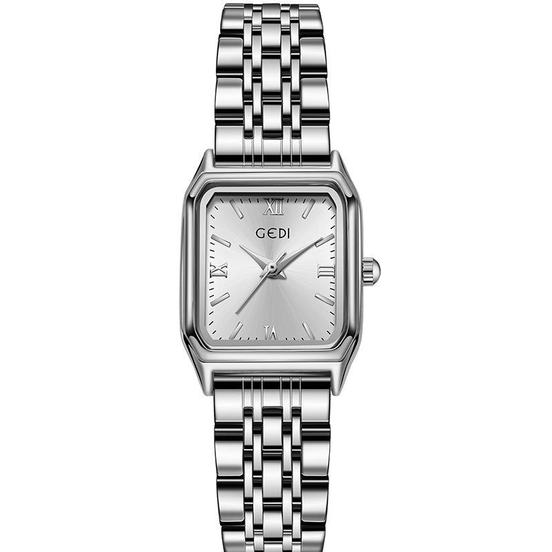 Simple Stainless Steel Student Watch Niche Premium Waterproof Watch Women'S Quartz Watch