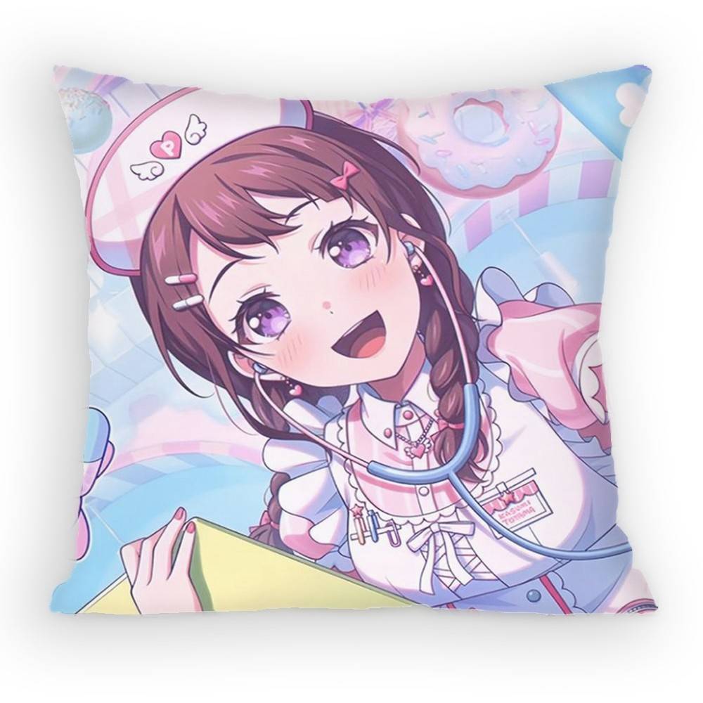 BanG Dream Its Mygo Pillow Case Sofa Living Room Bedroom Headboard Backrest Cushion Square Cushion Nap Time