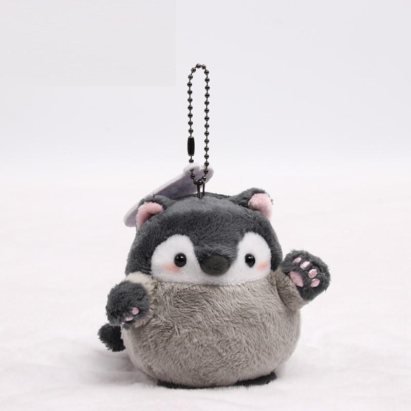 Toy Plush Penguin Keychain Pendant Stuffed Doll Cartoon Kawaii Decor Backpack