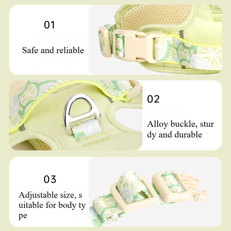 Pet Vest Style, Suitable for Small, Medium, and Large Cats and Dogs, with Universal Driving and Towing Ropes, Pet Supplies