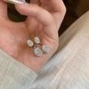 Classic Oval Cut Moissanite Ear Jacket Earring for Women Detachable Earrings 925 Silver Plated Jewely Party Wedding Gift