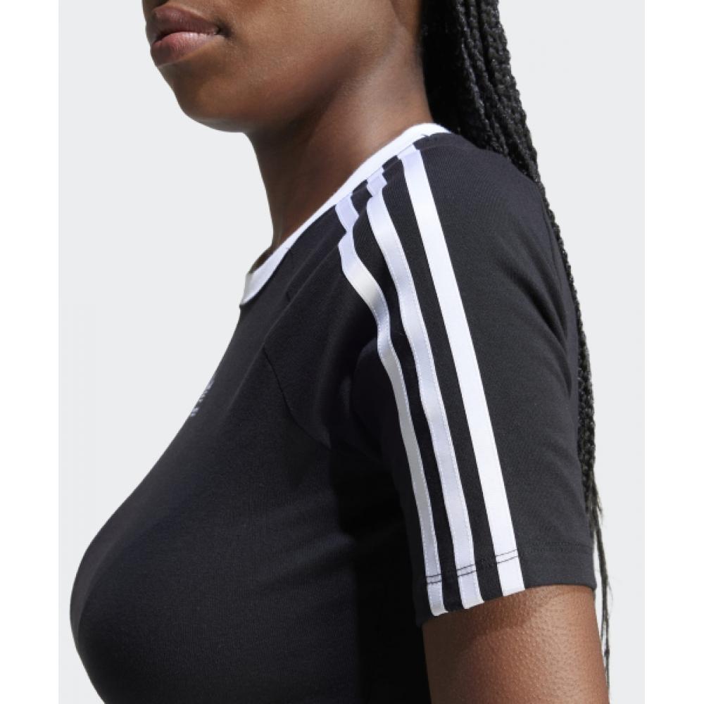 Adidas 3s Baby Tee   Black Iu2532