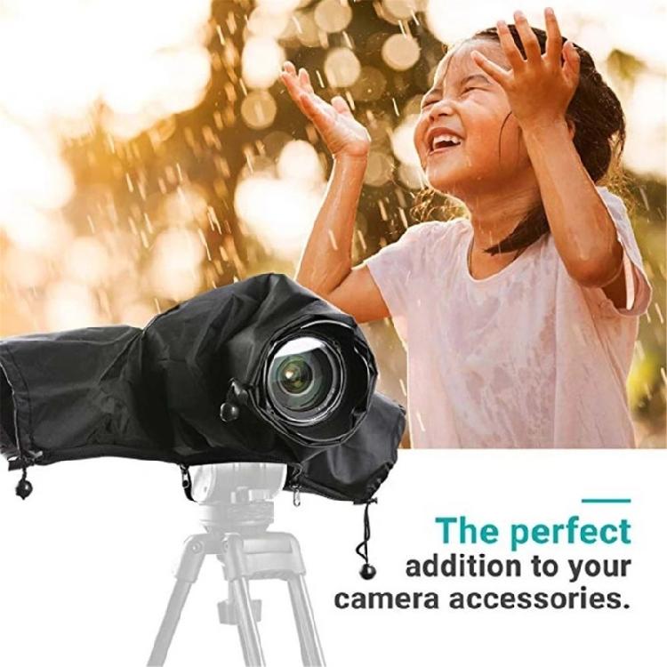 Scratch Resistant DSLR Weather Cover Elastics Bottom Band AntiMoisture Coating For Snow Sports Beach Photography Construction