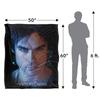 Vampire Diaries Headshot Damon Blanket