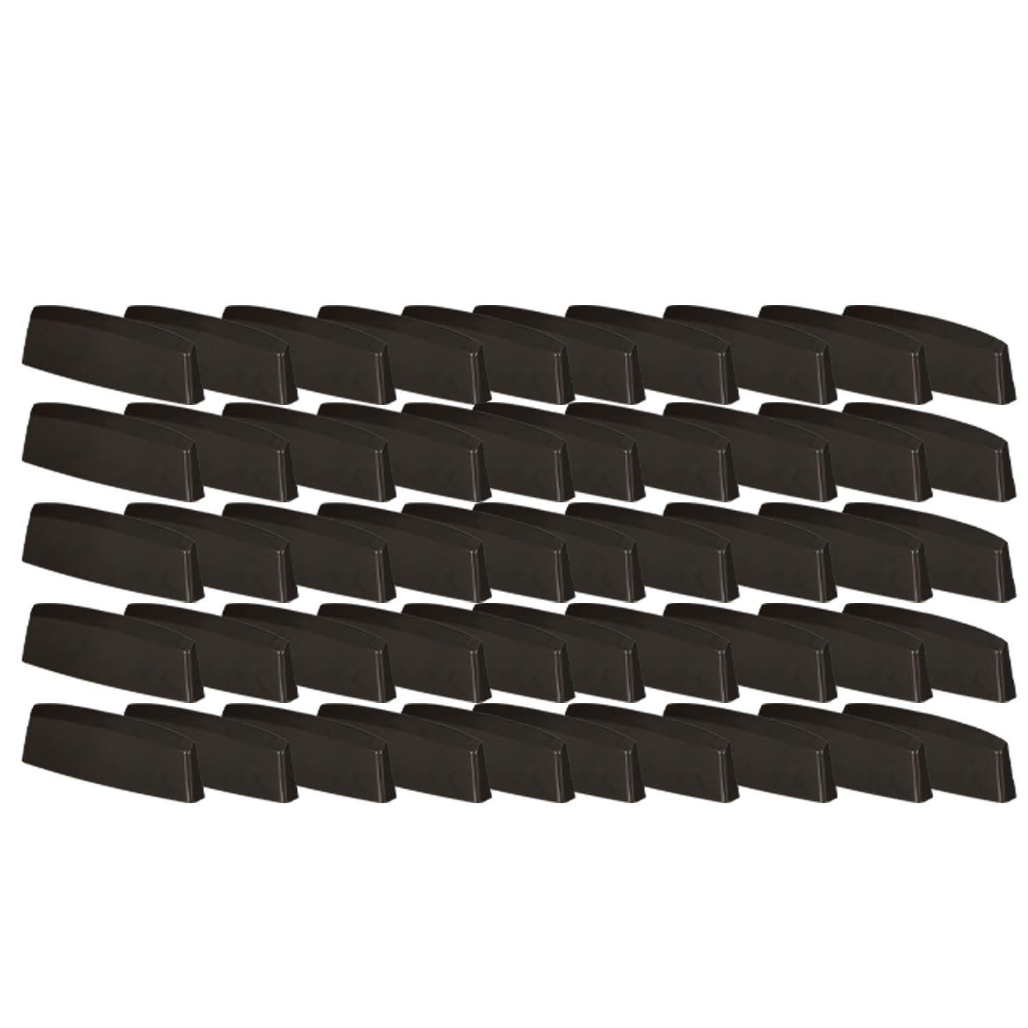 Afvoerkap Voor PVC Ramen, Afdekking, Bruin, 36 Mm, Set Van 50