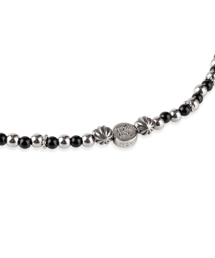 Rssc Western Beads Chain Necklace - Black