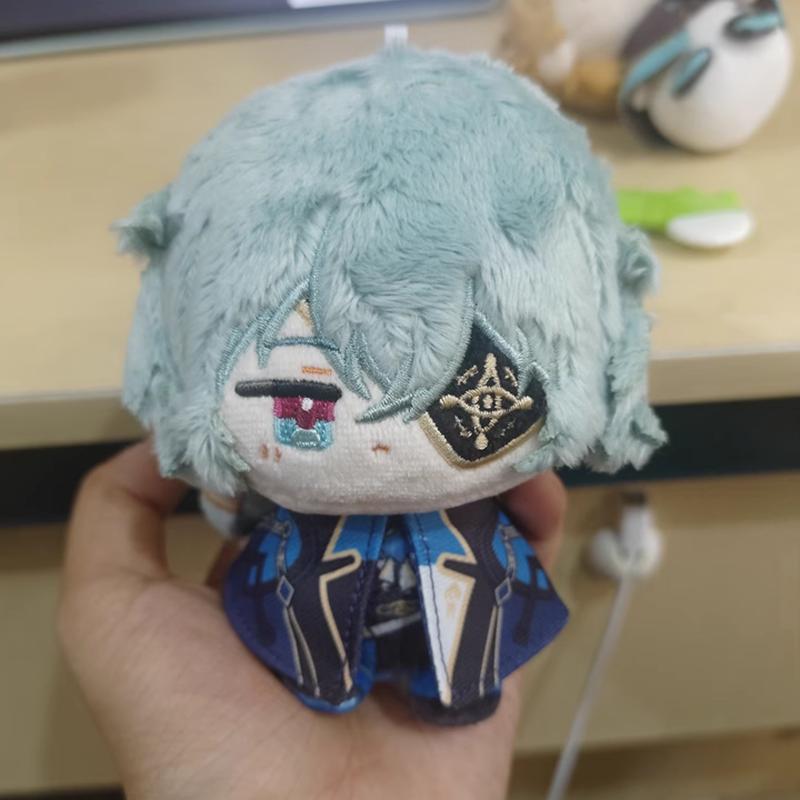 Game Honkai Star Rail Mydei Plush Dolls Keychain Mini 12Cm Backpack Pendant Plusie Dolls Anaxagoras Plush Toys Xmas Gift Fans