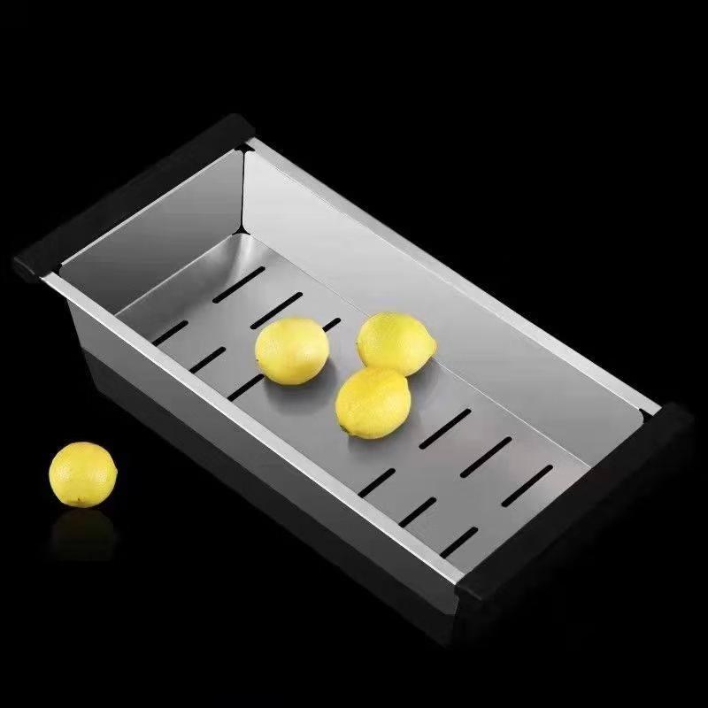 TLXT Stainless Steel Over-Sink Drain Basket