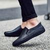 Fashion New Men Loafers Soft Moccasins Fashion Soft Spring Autumn Leather Shoes All-match Men Warm Flats Walking Shoes Large Size 50