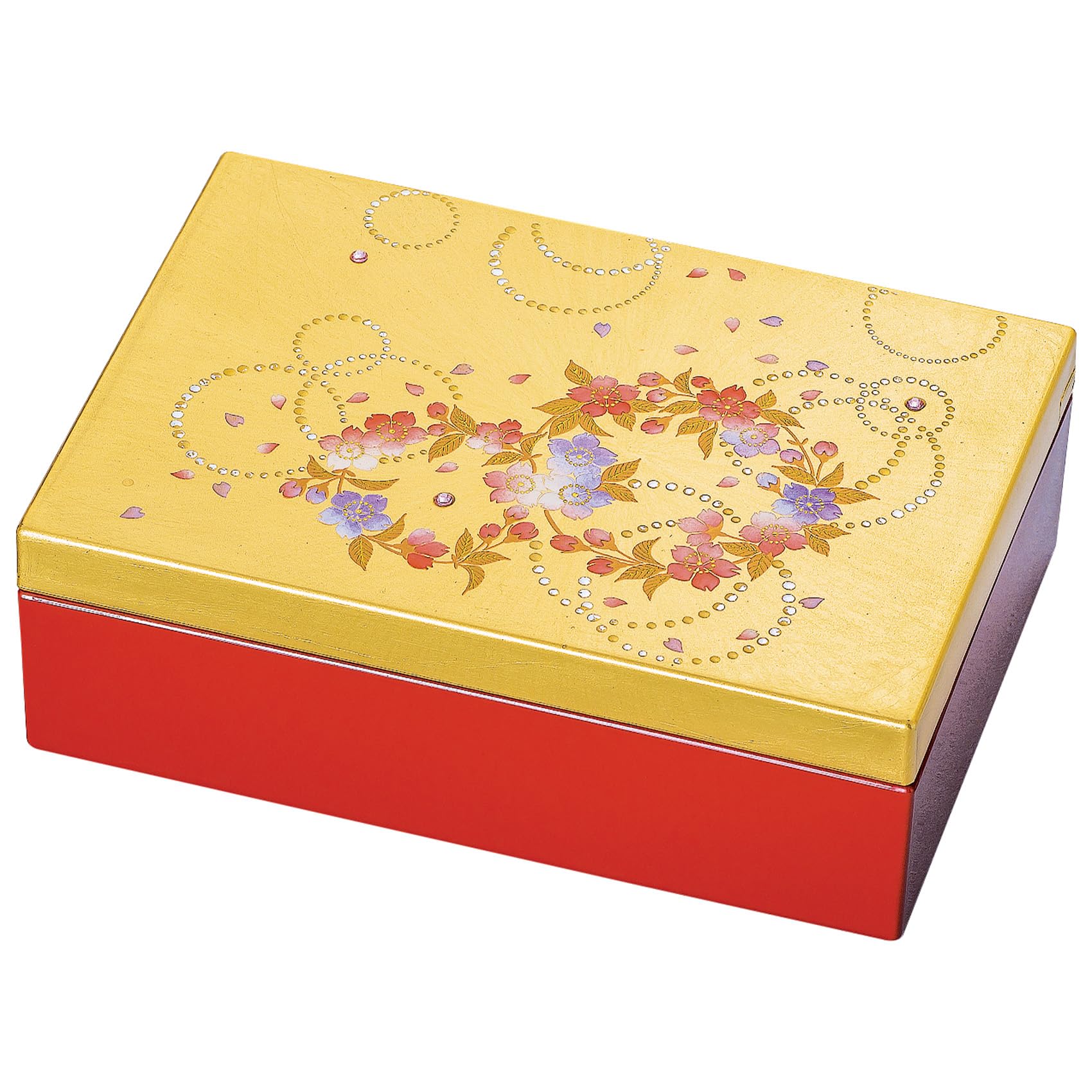 

Maeju Lacquerware Karin Takumi Jewelry Box with Music Box 7V416