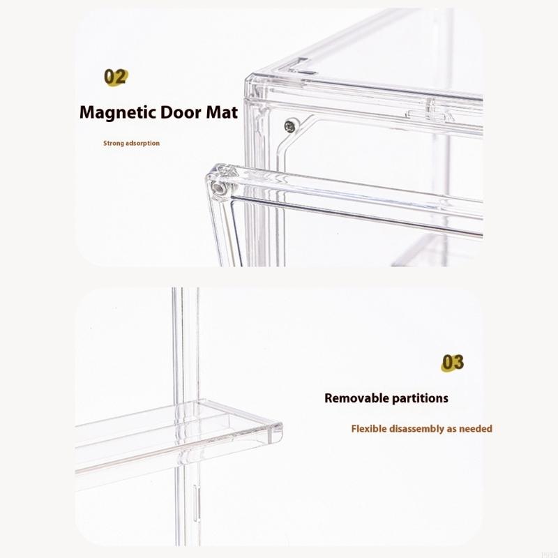 Clear Plastic Display Case For Collectible Dolls Action Figures With Dustproof Seal Stackable Modular Design Home Decors P9YB