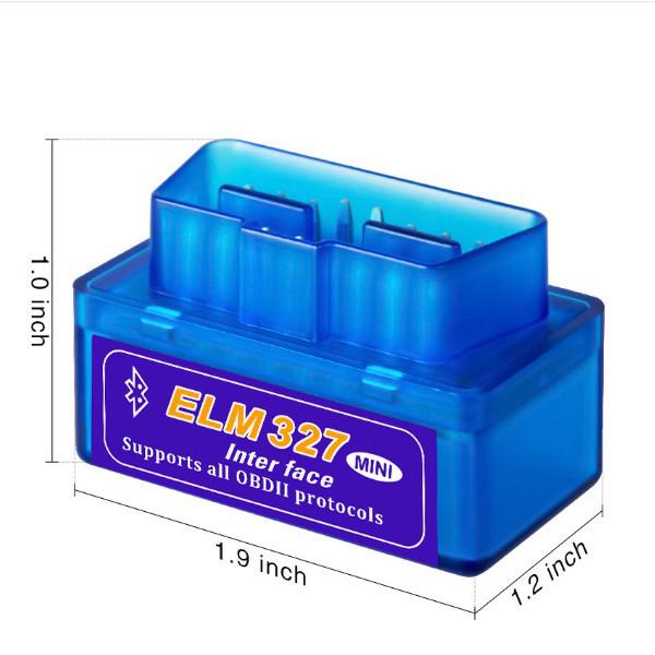 Model C Dual-Mode Bluetooth 5.1 Mini ELM327 OBD Scanner, Compatible with 9 Protocols