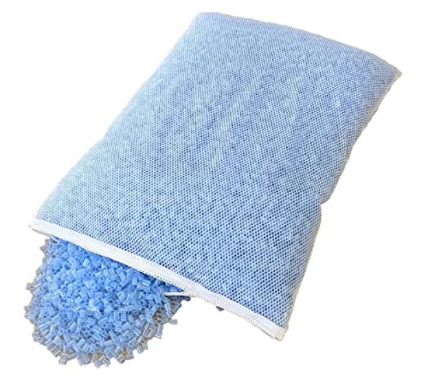 Breathable Pipe Pillow, Blue, 35 X 50 Cm, Soft Type, Washable, Height Adjustable, Clean, Head Support, Mesh Inner Bag Included, Soft Pipe Pillow,