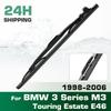 Rear Windshield Wipers Blades,Premium All-Season Wiper Blades Replacement For BMW 3 Series M3 Touring Estate E46 1998-2006