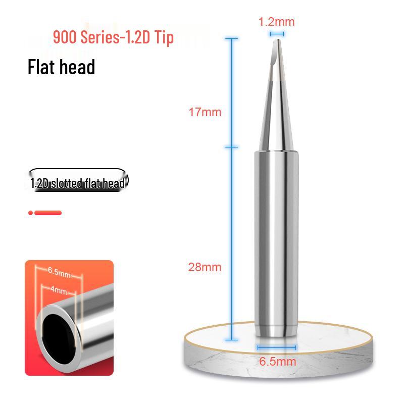 900 High Temp 400°C Soldering Iron Tip for 936 Station - Internal Heat, Constant Temp, K Horseshoe Tip
