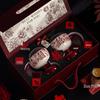 Yilan Ceramic Double Happiness Wedding Dinnerware Gift Set