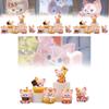 Adorable 6 Piece Lina Bell Cute Fox Pvc Figurine Set For Car Decor And Collectibles