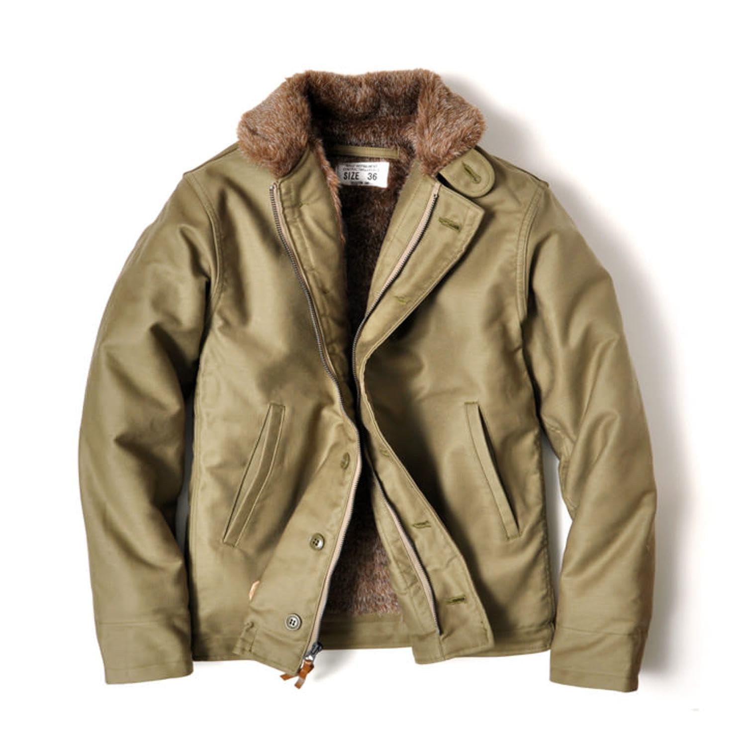 

Палубная куртка Военная куртка размера L с подкладкой из боа Американская укороченная размера 2L LL Коричневая [Houston] N-1 Мужская (Сделано в Японии, Размер, Подкладка, Повседневный, Верхняя одежда, Длина) (XL