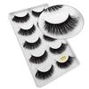 3/5 Pairs 3D Faux Mink Hair Soft Eyelashes Natural Thick Long False Eyelashes Dramatic Fake Lashes Handmade Eyelashes Faux Cils