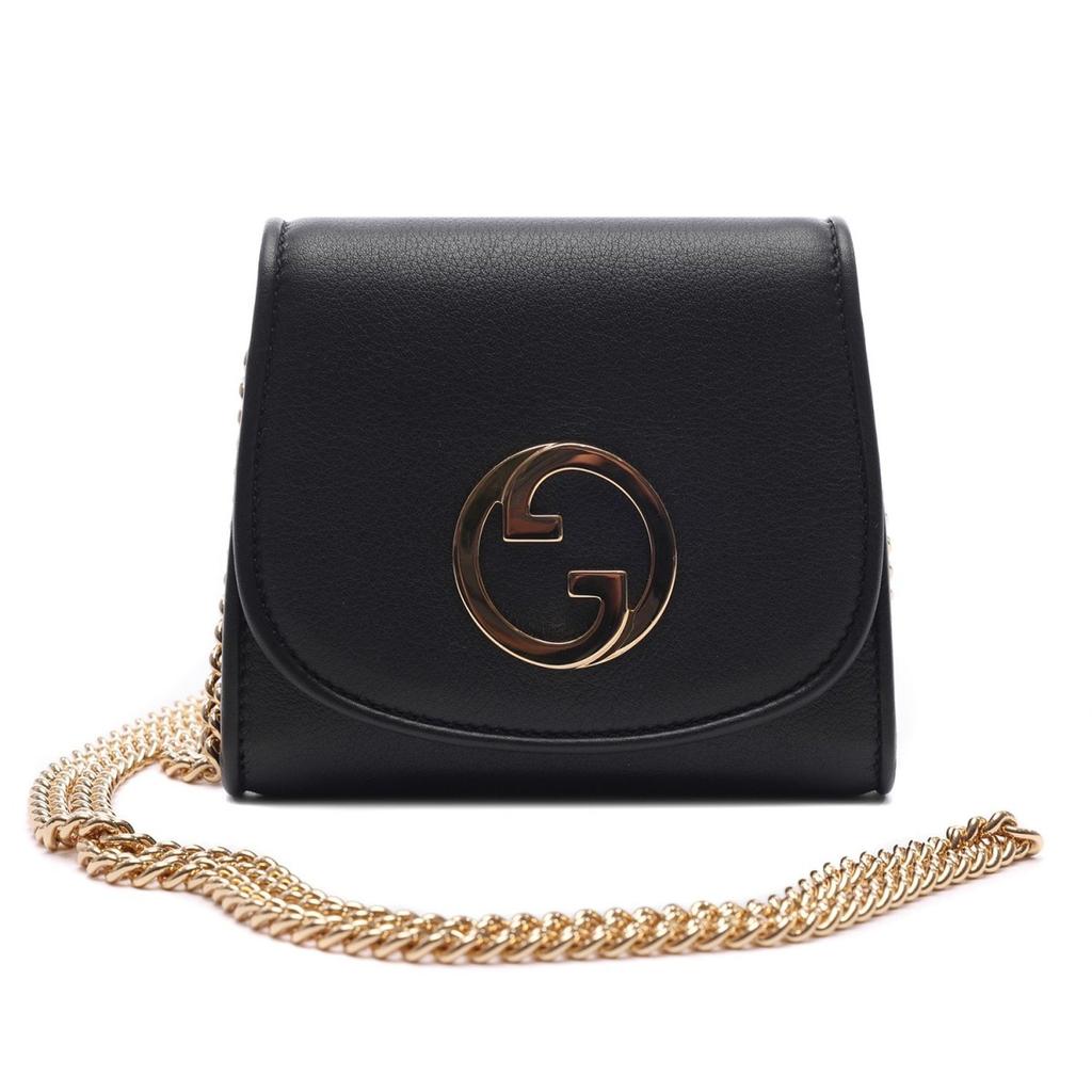 [Gucci] Women's Blondie Medium Chain Bi-Fold Wallet (725219 UXX0G 1000 23S)