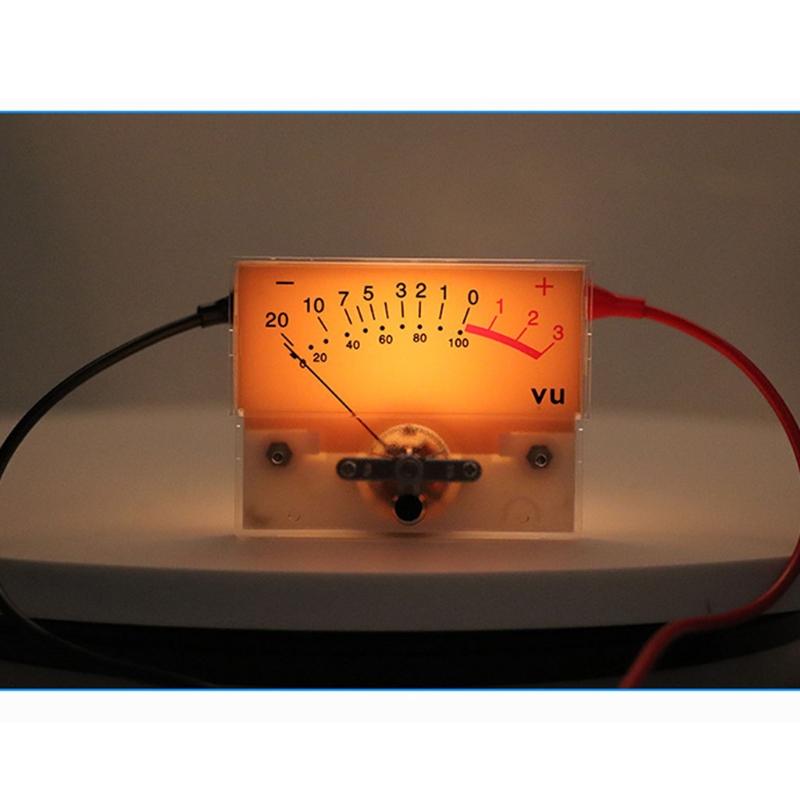 Vu Meter Stereo Audio Amplifier Board Adjustable with Driver DB Sound Indicator