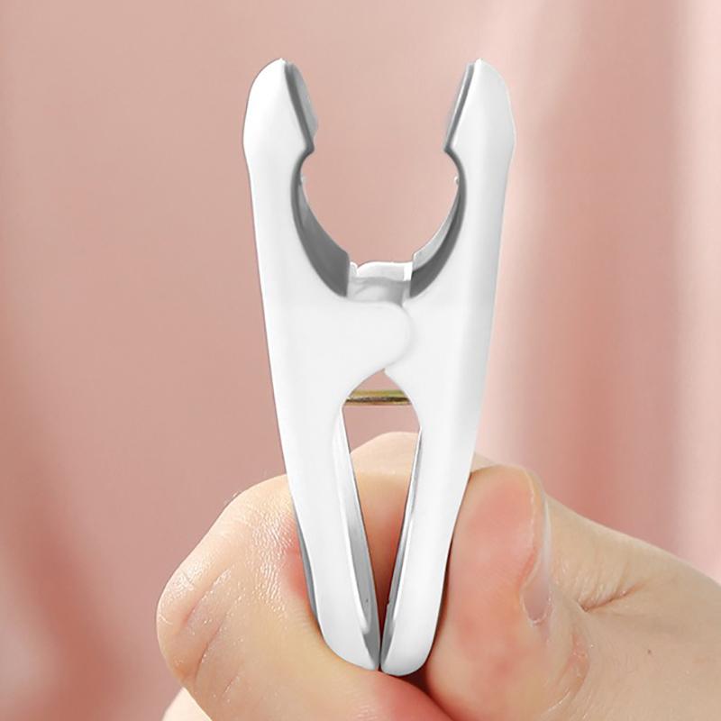 12Pcs Clothes Pegs Dry Quilt Single Clothespins Household Cotton Quilt Hanger Fixed Large Windproof Clip Clothe Folder Organizer