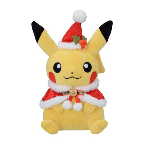 Pokemon Center Orijinal Peluş Oyuncak Noel Pikachu