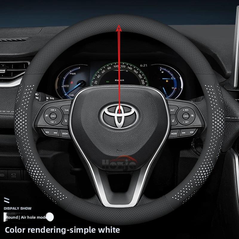 Neuer Stil Leder Auto Lenkradbezug für Toyota YARiS Cross Grand Highlander Vios Urban Cruiser Hyryder VOXY Aqua Premio