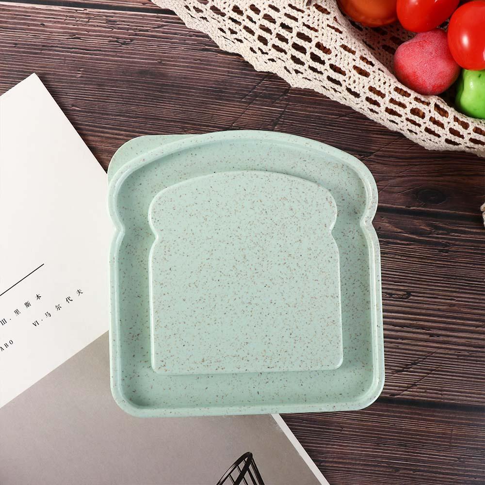 Toast Shape Moisture-proof Bread Container Sandwich Storage Case Dessert Container Toast Box
