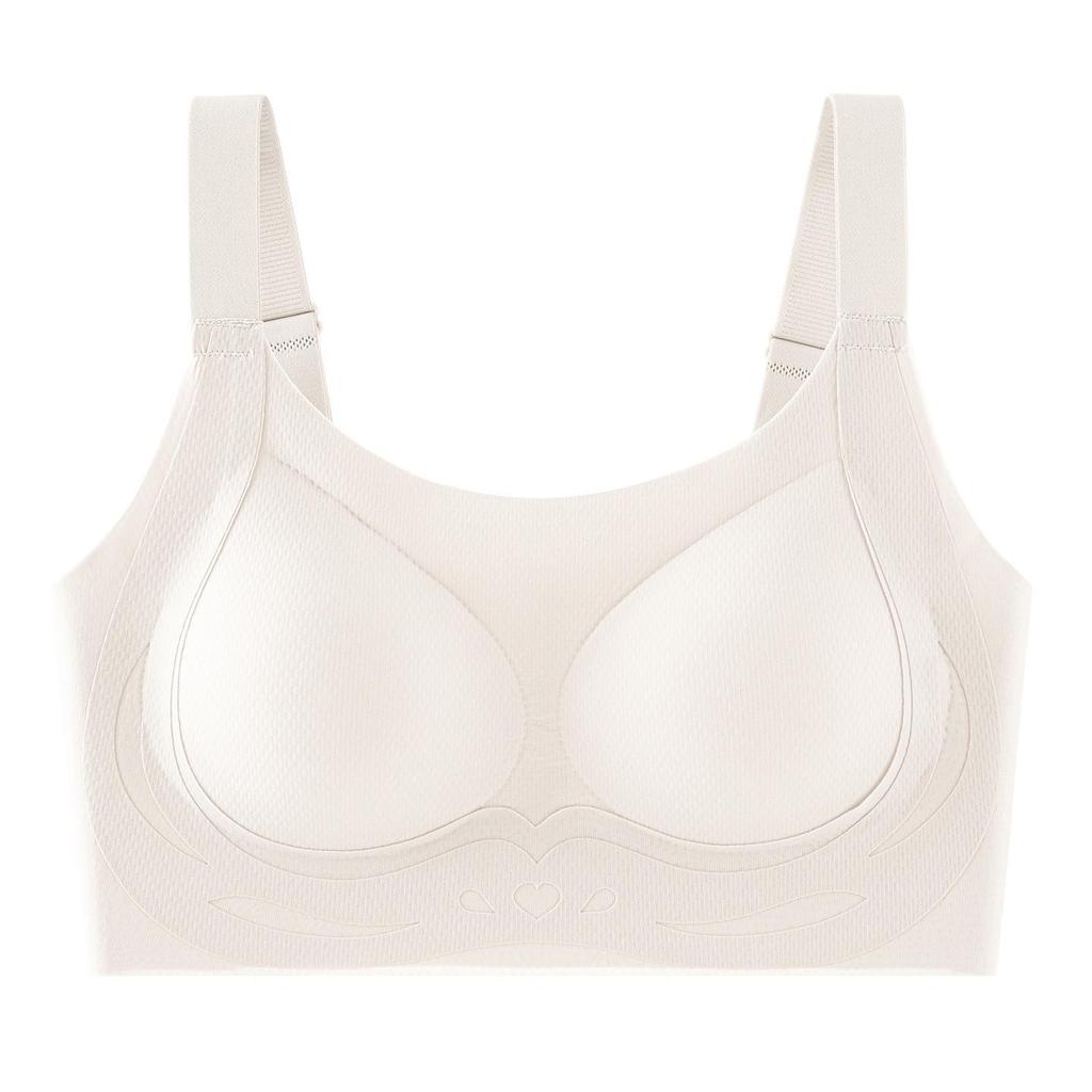 Seamless Sports Camisole with Anti-Sagging Support and Side Gathering Bra for Women