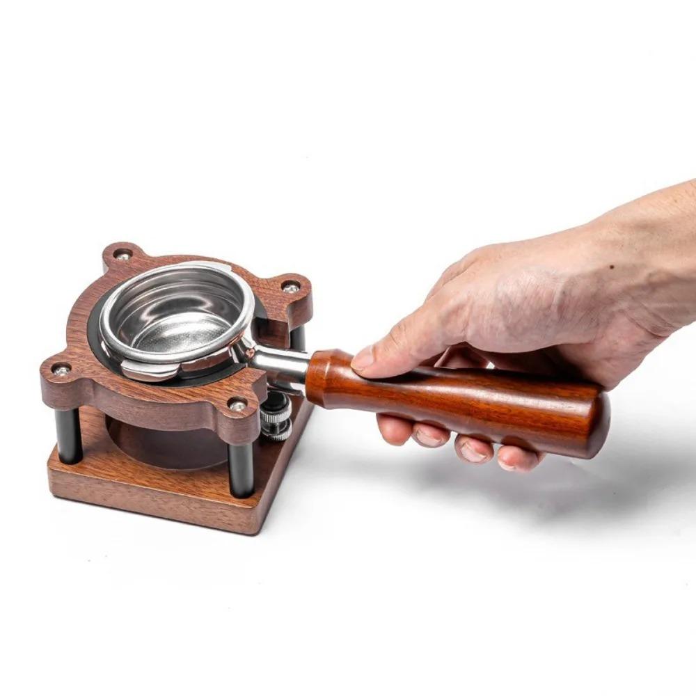 Wooden Coffee Tamper Station Base Tamper Holder Espresso Tamper Mat  Non Slip for Counters Shop Worktop Coffee Barista Tool