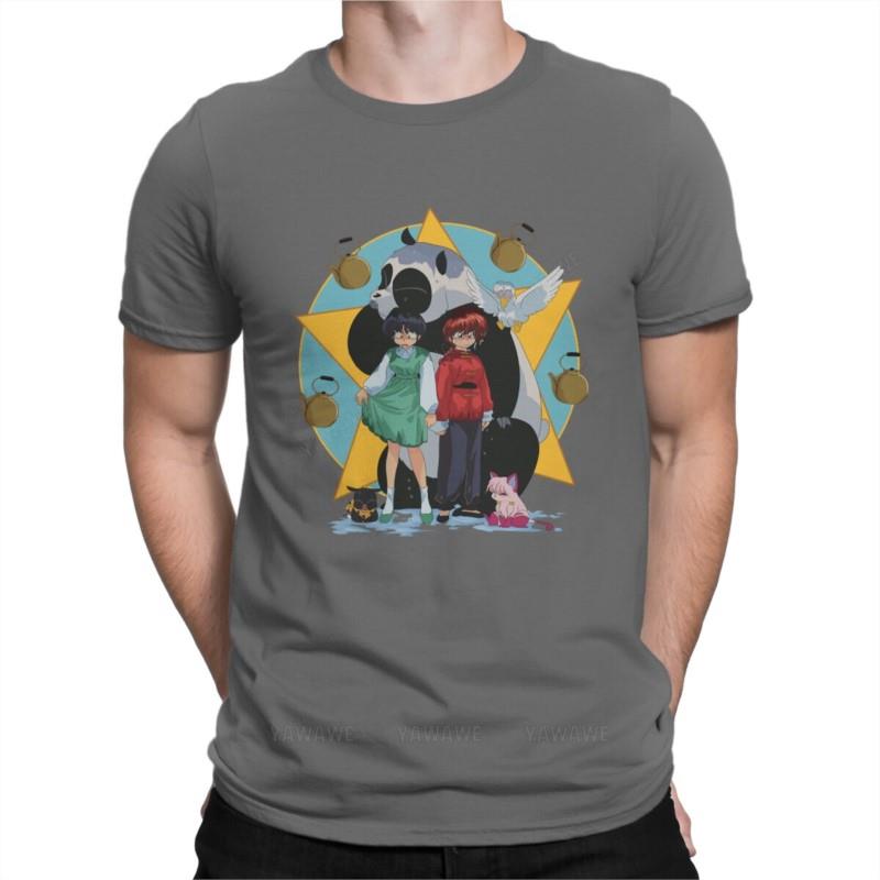 Transformation Classic T Shirts Unisexs  Pure Cotton Vintage TShirts O Neck Ranma Unisexga Tee Shirt Short Sleeve Tops Unique
