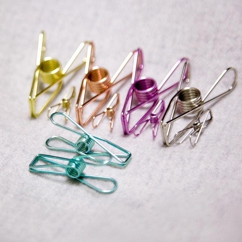 5 Pcs Multipurpose Windproof Clothespin Stainless Steel Marine Grade Durable Pegs Metal Hanging Clips for Clothes Towels Socks