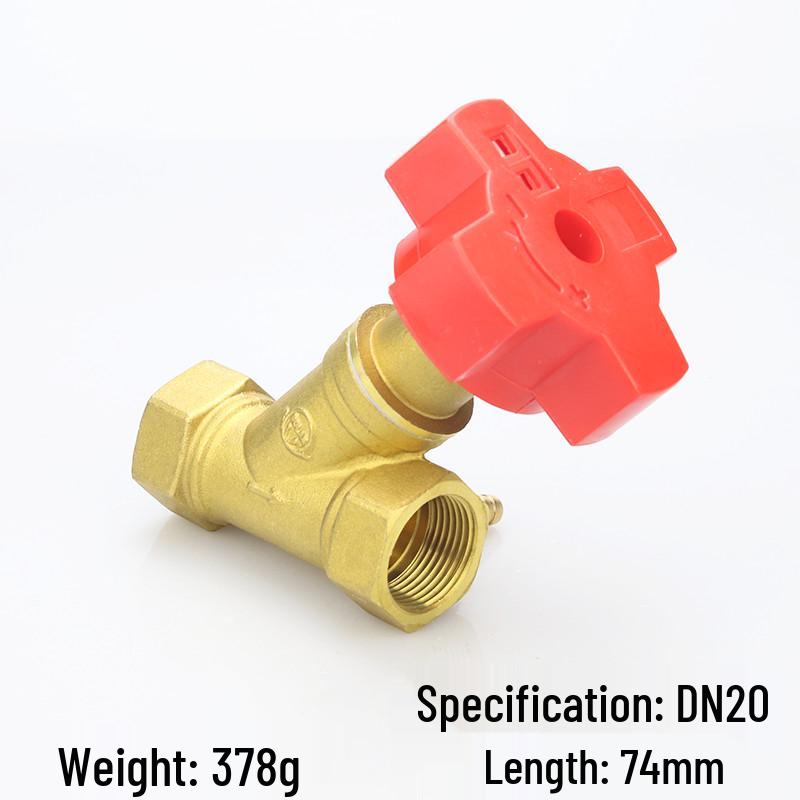 

All Copper Brass Static Balancing Valve - Flow Control & Two-Position Regulating Valve for Heating Systems Medium Balancing Valve DN20