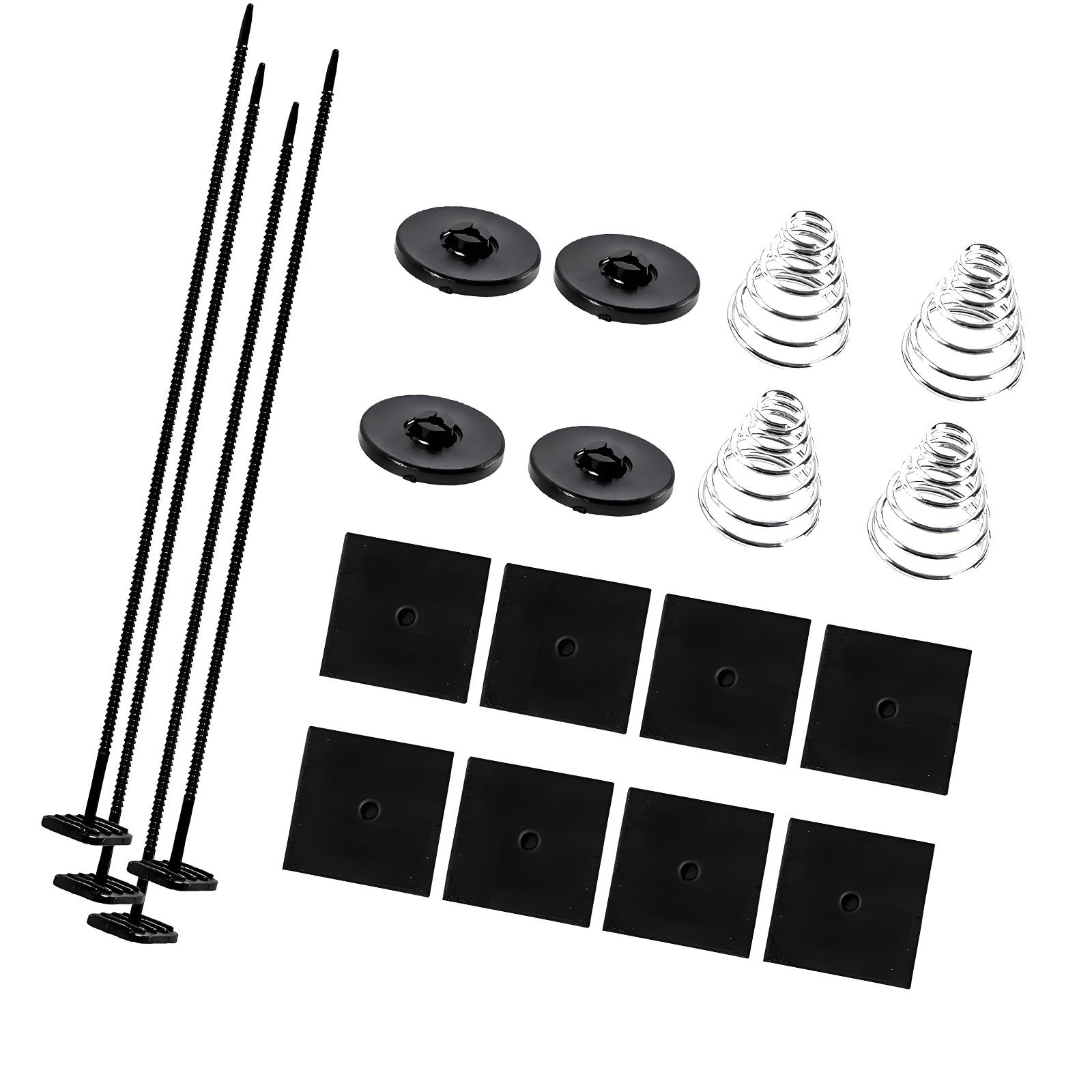 

Radiator Fan Mount Zip Ties Clips Easy Installation Electric Transmission Coolers Mounting Tie Strap Car Fan Mounting Kit 1
