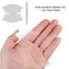 8Pcs TPU Car Door Bowl Anti-scratch Sticker Clear Door Bowl Handle Protection Sticker Paint Surface Film Car Accessories Decals