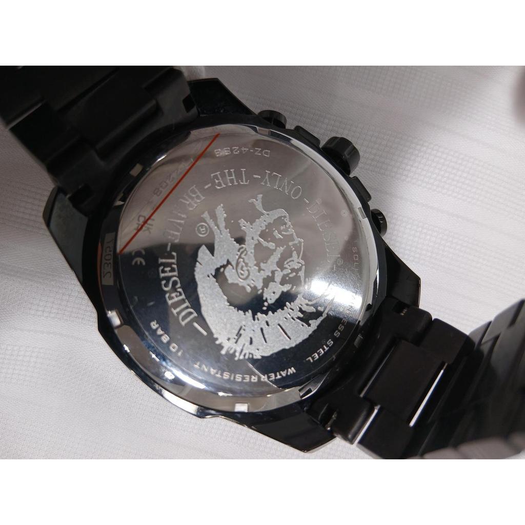 Used DIESEL DZ-4283 Quartz Analog Stainless Steel Watch