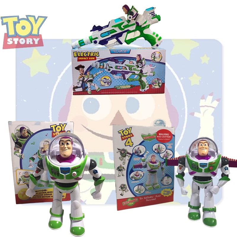 Buzz Rakeťák Mluvící Akční Figurka Toy Story 4 Chodící Hračka