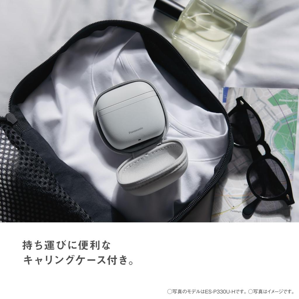 Panasonic Lamdash Palm-in Shaver Men's Lite 3-Blade Shaver, Deep Navy, ES-P330U-A